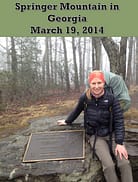 Joanne Renfro Starting the Appalachian Trail