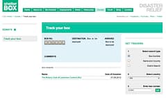 LCR Shelterbox Tracking