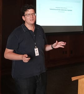 Jay Holley shares an update about Lawrence Kids Calendar.