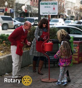 Salvation Army Red Kettle Collection | Lawrence Central Rotary