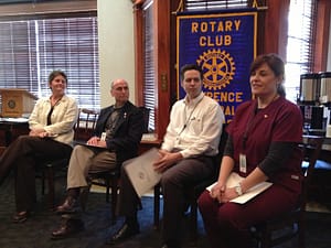 Lawrenc Central Rotary new Members March 2013