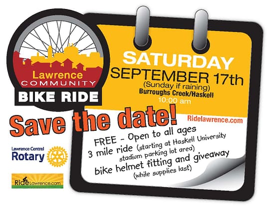 Lawrence Community Bike Ride Fall 2016