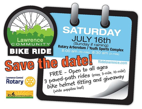 Lawrence Community Bike Ride Summer 2016