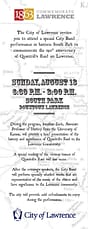 Lawrence 1863 Event Flier